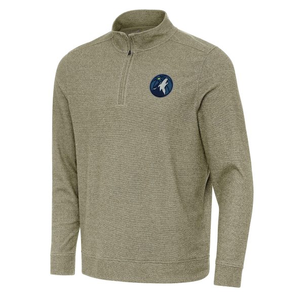 Antigua Minnesota Timberwolves Olive Exquisite Subtle Quarter Zip Sweatshirt Limited edition! Don't miss your chance to own this unique jersey.