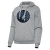Antigua Minnesota Timberwolves Women's Heather Gray Captivating Victory Pullover Hoodie Designed for performance! Get this functional jersey.