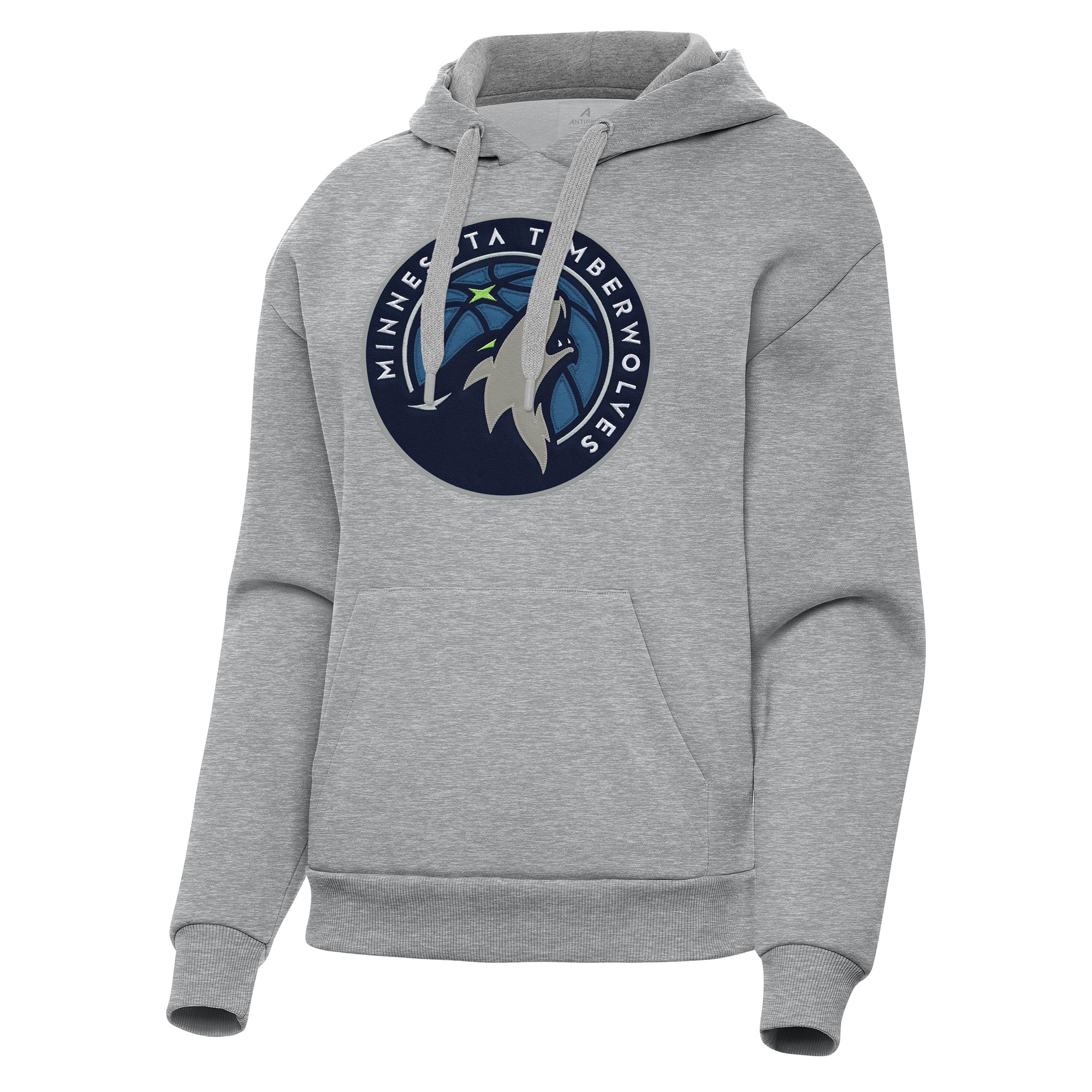 Antigua Minnesota Timberwolves Women's Heather Gray Captivating Victory Pullover Hoodie Designed for performance! Get this functional jersey.