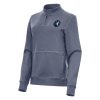 Antigua Minnesota Timberwolves Women's Heather Navy Admirable Crush Quarter Zip Fleece Sweatshirt Act fast! Only a handful left. Secure this amazing jersey now.