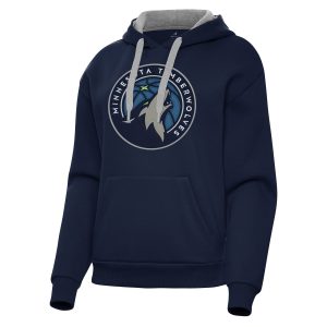 Antigua Minnesota Timberwolves Women's Navy Victory Pullover Hoodie Magnificent Be the first! Order this trendy jersey ahead of the crowd.