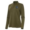 Antigua Minnesota Timberwolves Women's Olive Reprocess Quarter Zip Top Top - notch Time - sensitive! Order now before the deal expires.