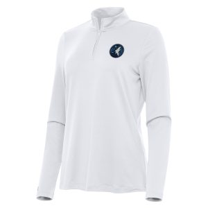 Antigua Minnesota Timberwolves Women's White Reprocess Quarter Zip Top Admirable Collector's item! A rare addition to any collection.