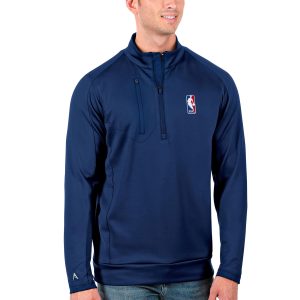 Antigua NBA Royal Premium Generation Quarter Zip Pullover Top New arrival! Check out this fresh and exciting jersey.