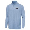 Antigua Prime New Orleans Pelicans Heather Aqua Hunk Quarter Zip Top Best - selling! Order this popular jersey before it's out of stock.