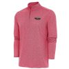 Antigua New Orleans Pelicans Striking Heather Red Hunk Quarter Zip Pullover Top Team spirit! Show it off with this awesome jersey.