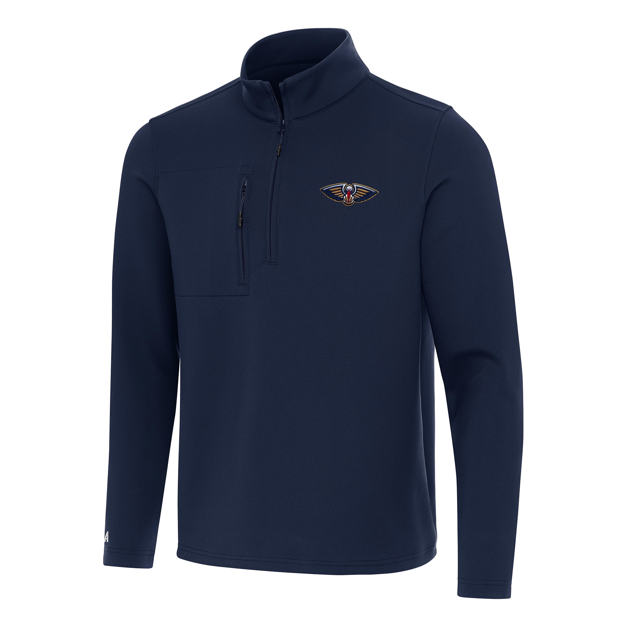 Antigua New Orleans Pelicans Navy Insider Quarter Zip Splendid Top Flash sale! Snag this great jersey at a discounted price.