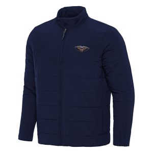 Antigua New Orleans Amazing Pelicans Navy Swelter Full Zip Puffer Jacket Last chance! Grab this awesome jersey before it's gone for good.