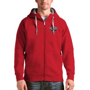 Antigua New Orleans Pelicans Red Striking Logo Victory Full Zip Hoodie Perfect fit! Order this comfortable jersey.