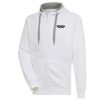 Antigua New Orleans Pelicans White Impressive Metallic Logo Victory Raglan Full Zip Hoodie Gift idea! Surprise a sports fan with this amazing jersey.