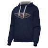 Antigua New Orleans Impressive Pelicans Women's Navy Victory Pullover Hoodie Retailers