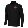 Antigua New York Knicks Black Dashing Intent Quarter Zip Top Enhance your game - day look! Get this fashionable jersey.