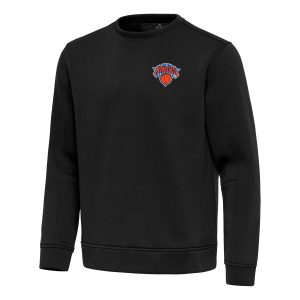 Antigua New York Knicks Black Relevant Pullover Sweatshirt Elegant Flash sale! Snag this great jersey at a discounted price.