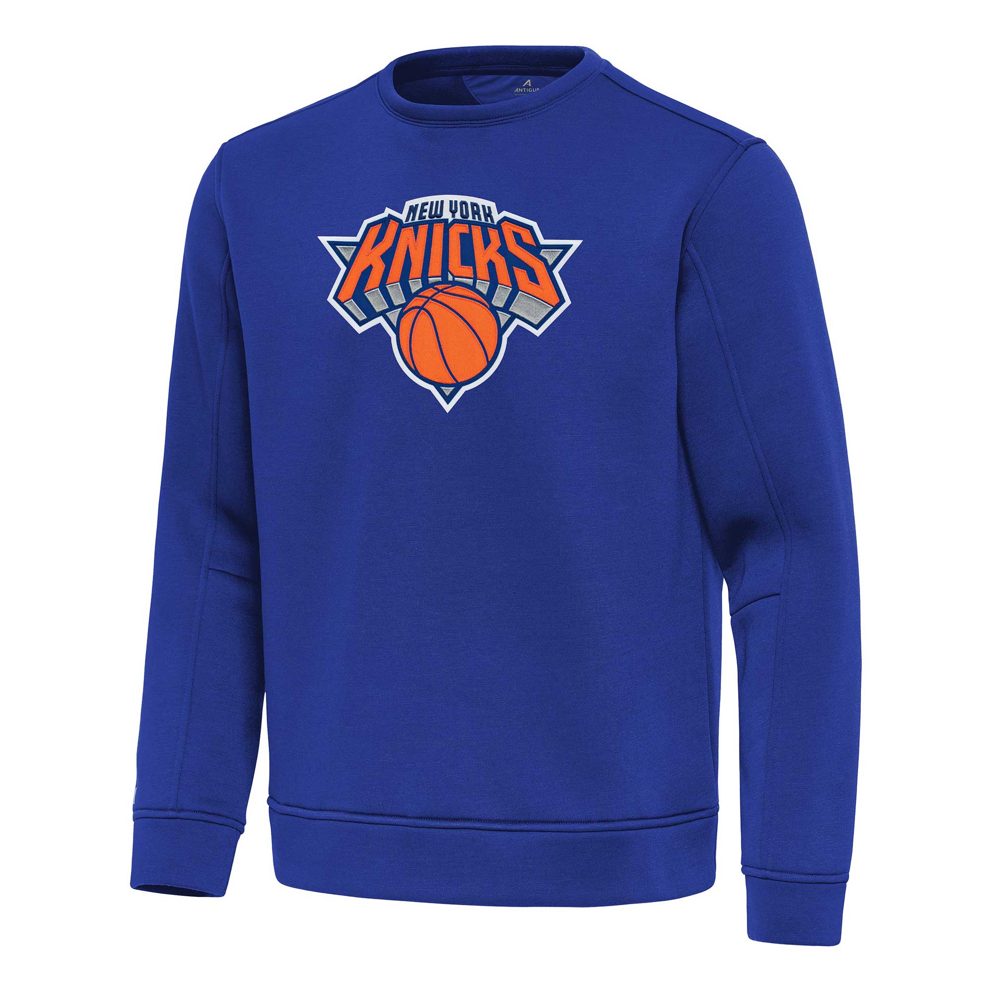 Antigua New York Knicks Blue Premium - grade Relevant Pullover Sweatshirt Enhance your game - day look! Get this fashionable jersey.