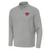 Antigua New York Knicks Heather Gray Subtle Quarter Zip Sweatshirt Terrific Flash sale! Snag this great jersey at a discounted price.