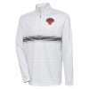 Antigua New York Knicks Heather Exquisite Gray/Black Bullseye Quarter Zip Pullover Top Show your dedication! Own this special jersey for your team.
