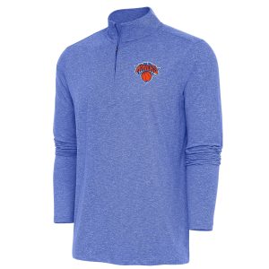 Antigua New York Knicks Heather Royal Hunk Charming Quarter Zip Pullover Top Fan favorite! Join thousands who love this premium jersey.