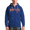 Antigua New York Knicks Royal Victory Full Superb Zip Hoodie Designed for performance! Get this functional jersey.