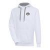 Antigua New York Knicks White Premium - grade Metallic Logo Victory Raglan Pullover Hoodie Hurry! Exclusive offer. Get your hands on this outstanding jersey right away.