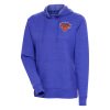 Antigua New York Knicks Women's Stylish Heather Blue Action Pullover Hoodie Be a part of the action! Get this game - ready jersey.
