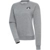 Antigua New York Knicks Women's Heather Gray Brushed Metallic Victory Charming Pullover Sweatshirt Limited stock! Be quick and grab this must - have jersey to support your team.