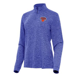 Antigua New Amazing York Knicks Women's Heather Royal Mentor Quarter Zip Mock Long Sleeve Top Fan favorite! Join thousands who love this premium jersey.