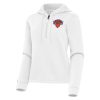 Antigua New York Knicks Women's White Contemporary Quarter Zip Hoodie Glamorous Act fast! Only a handful left. Secure this amazing jersey now.
