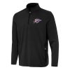 Antigua Oklahoma City Captivating Thunder Black Perilous Quarter Zip Sweatshirt Show your dedication! Own this special jersey for your team.