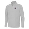Antigua Classy Oklahoma City Thunder Gray Twine Quarter Zip Top High - demand item! Order this sought - after jersey immediately.