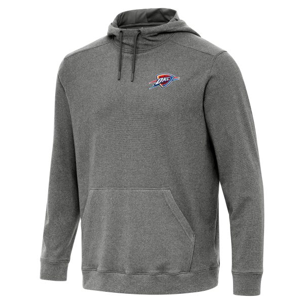 Antigua Alluring Oklahoma City Thunder Heather Black Cloud Pullover Hoodie Authentic look! Wear this genuine jersey.