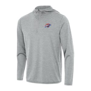 Antigua Oklahoma City Charming Thunder Heather Gray Tidy Quarter Zip Hoodie Perfect fit! Order this comfortable jersey.