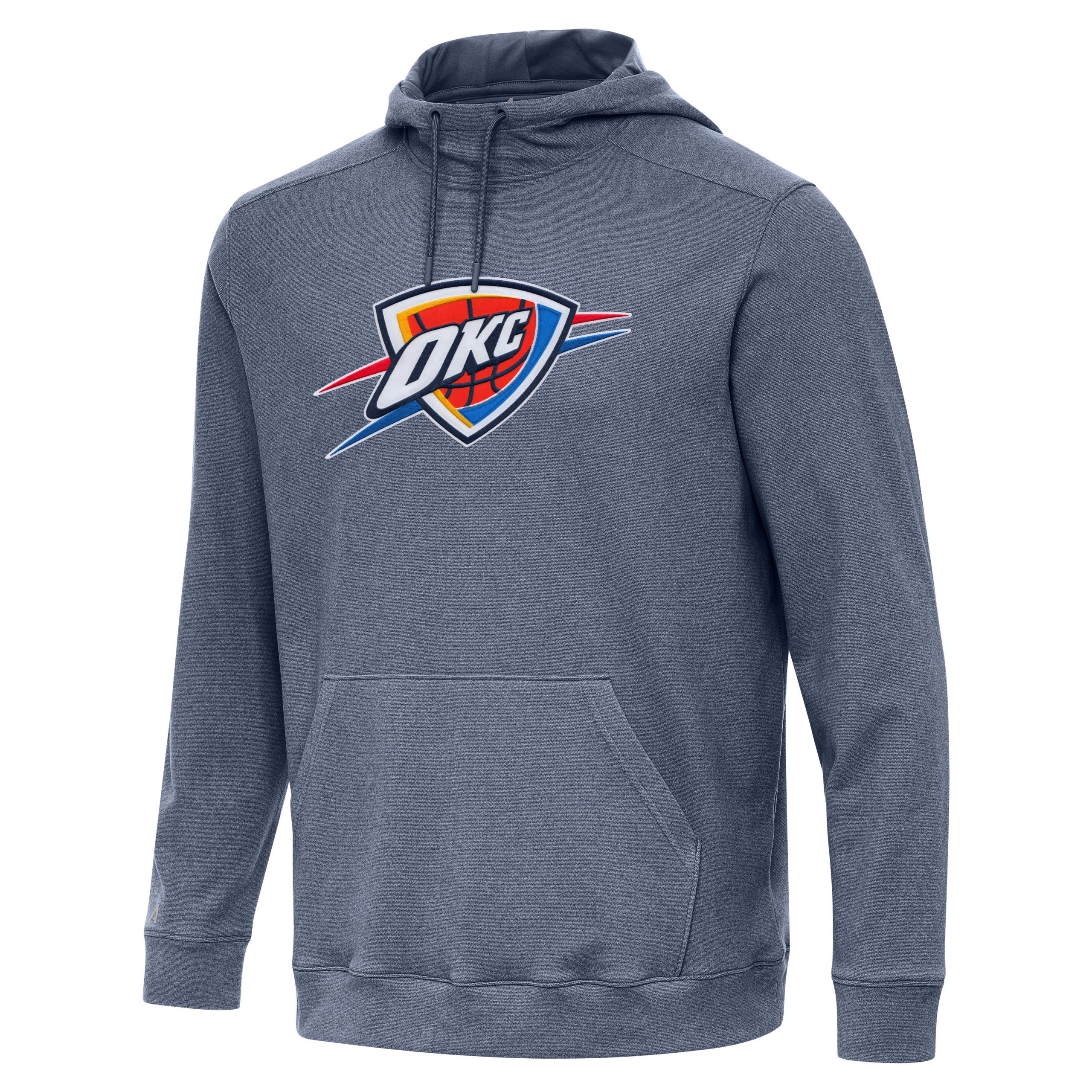 Antigua Oklahoma City Amazing Thunder Heather Navy Cloud Pullover Hoodie Limited stock! Be quick and grab this must - have jersey to support your team.