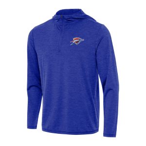 Antigua Oklahoma City Thunder Heather Royal Tidy Quarter Amazing Zip Hoodie Upgrade your fan gear! Order this premium jersey today.