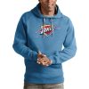 Antigua Oklahoma City Thunder Light Alluring Blue Team Logo Victory Pullover Hoodie Designed for performance! Get this functional jersey.