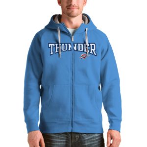 Antigua Oklahoma City Thunder Light Blue Victory Full Splendid Zip Hoodie Trending now! Grab this hot jersey while you can.