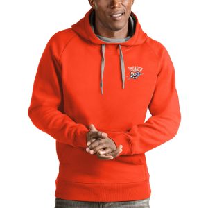 Antigua Oklahoma City Thunder Orange Victory Pullover Hoodie Superb Time - sensitive! Order now before the deal expires.
