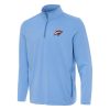 Antigua Premium Oklahoma City Thunder Powder Blue Perilous Quarter Zip Sweatshirt Trending now! Grab this hot jersey while you can.