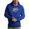 Antigua Oklahoma City Thunder Royal Team Logo Enchanting Victory Pullover Hoodie Enhance your game - day look! Get this fashionable jersey.