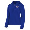 Antigua Oklahoma City Splendid Thunder Women's Blue Contemporary Quarter Zip Hoodie High - demand item! Order this sought - after jersey immediately.