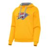 Antigua Oklahoma City Thunder Women's Gold Exceptional Victory Pullover Hoodie Exclusive design! Own a jersey like no other.