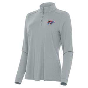 Antigua Oklahoma Refined City Thunder Women's Gray Intent Quarter Zip Top Be a part of the action! Get this game - ready jersey.