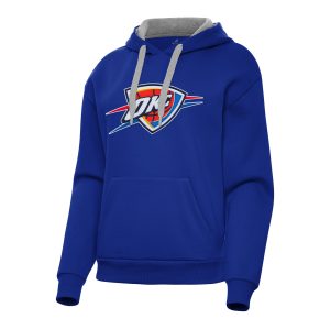 Antigua Oklahoma City Thunder Women's Royal Victory Pullover Hoodie Marvelous Gift idea! Surprise a sports fan with this amazing jersey.