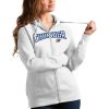 Antigua Oklahoma City Thunder Women's White Team Victory Full Premium - grade Zip Hoodie Join the elite! Get this exclusive jersey.