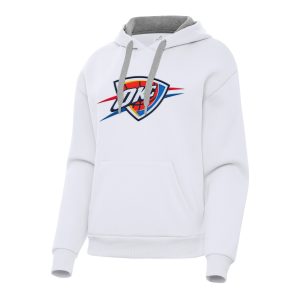 Antigua Oklahoma City Splendid Thunder Women's White Victory Pullover Hoodie Be a part of the action! Get this game - ready jersey.
