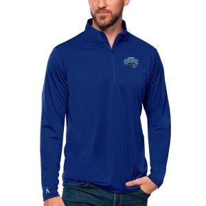 Antigua Elegant Orlando Magic Blue Tribute Quarter Zip Pullover Top Limited edition! Don't miss your chance to own this unique jersey.