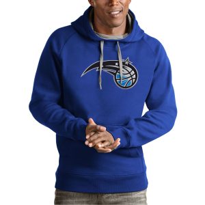 Antigua Orlando Magic Prime Royal Team Logo Victory Pullover Hoodie Limited edition! Don't miss your chance to own this unique jersey.