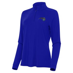 Antigua Orlando Magic Women's Blue Captivating Intent Quarter Zip Top Exclusive design! Own a jersey like no other.