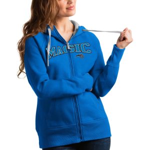 Antigua Splendid Orlando Magic Women's Blue Team Victory Full Zip Hoodie Proven quality! Invest in this reliable jersey.