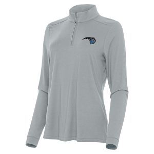 Antigua Orlando Magic Women's Gray Intent Quarter Zip Top Exceptional Unbeatable style! Get this stylish jersey now.