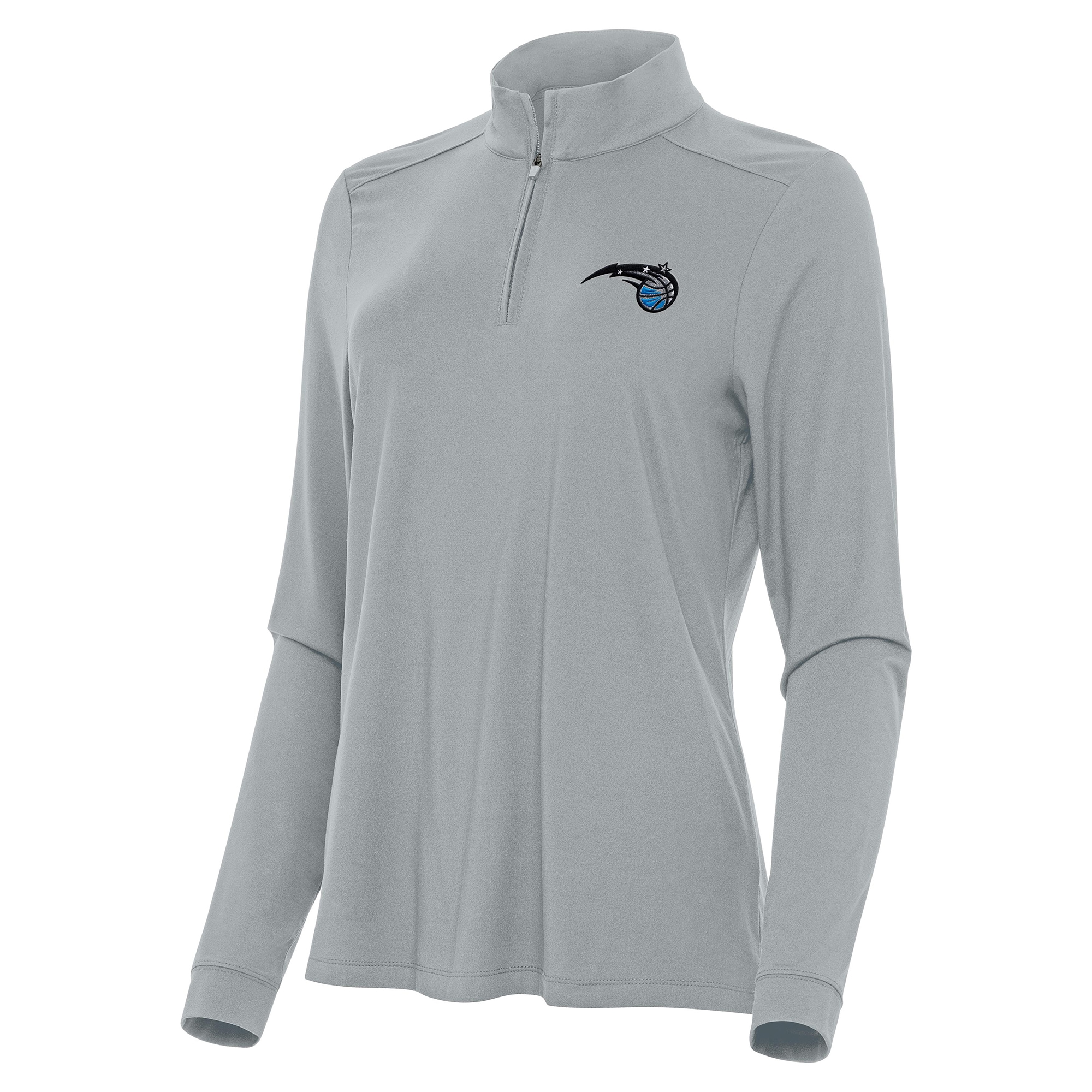 Antigua Orlando Magic Women's Gray Intent Quarter Zip Top Exceptional Unbeatable style! Get this stylish jersey now.